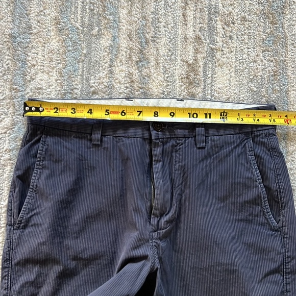 J. Crew Club Short 29” 9.5” inseam blue striped - Picture 3 of 8